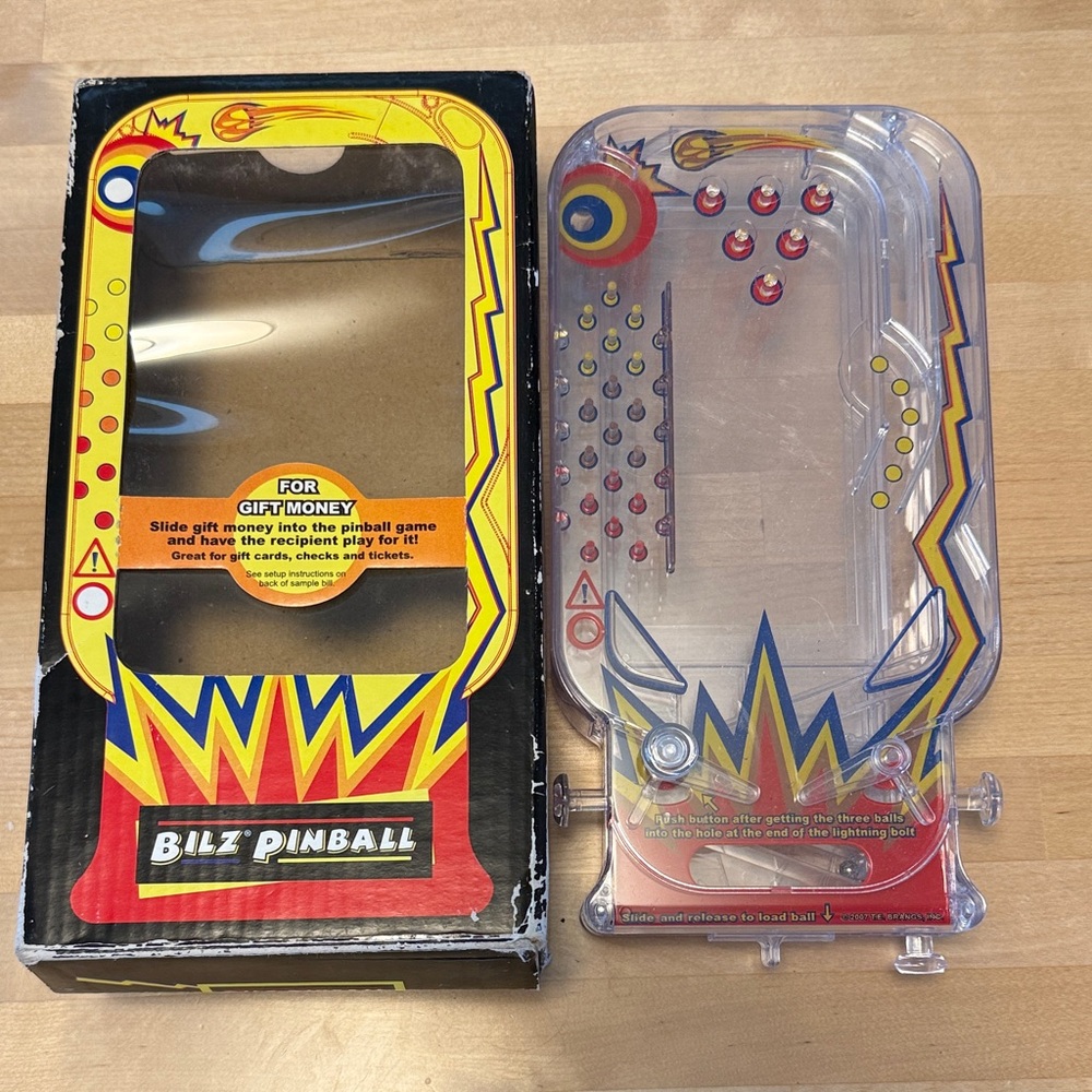 Bilz Pinball Money Holder Game by 2007 T.E. Brangs
